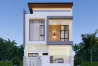 bing_ciri_ciri_rumah_modern_terbaru_estetika_dan_fungsionalitas_yang_wajib_anda_tahu_1 Fasad rumah modern minimalis dengan dinding putih, aksen kayu, dan kanopi beton