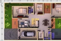 bing_inspirasi_denah_rumah_modern_minimalis_1_lantai_dan_2_lantai_1 Perbandingan denah rumah modern minimalis 1 lantai dan 2 lantai dengan ruang tamu luas dan taman belakang